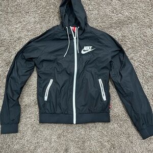 Nike Black Windbreaker Jacket